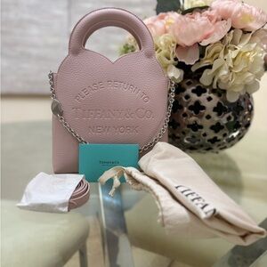 Tiffany & Co. Blush Pink Mini Bag with Silver Chain